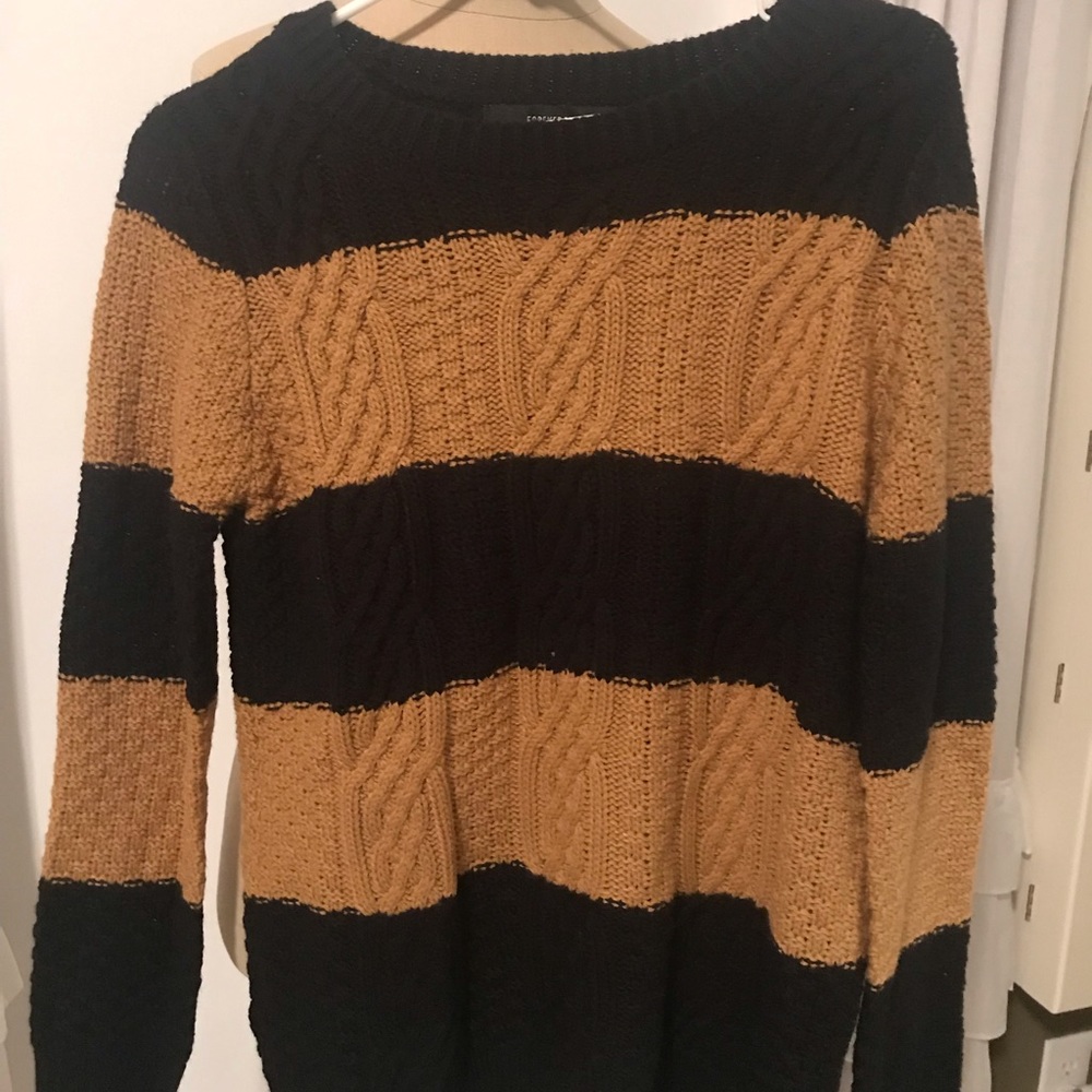 Forever 21 Striped Knit Sweater